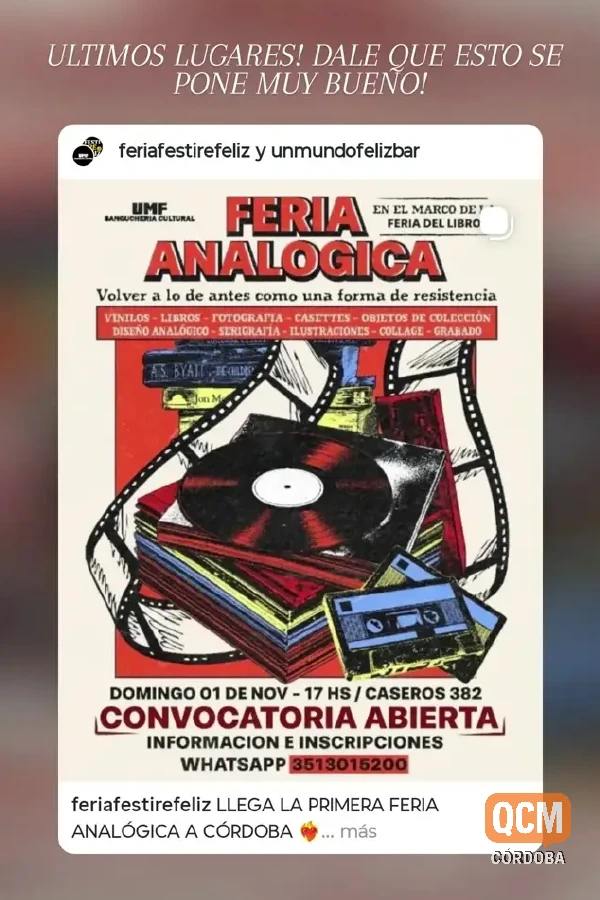 Afiche: Feria Analógica