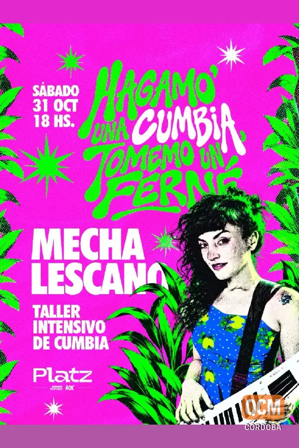 Afiche: Taller Intensivo de Cumbia con Mecha Lescano
