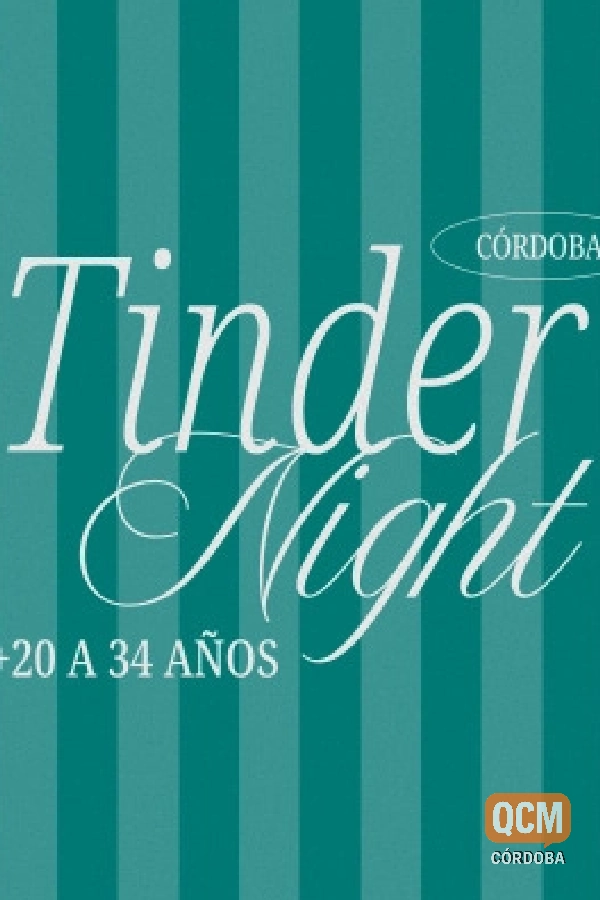Afiche: Tinder Night de 20 a 34 + Cóctel