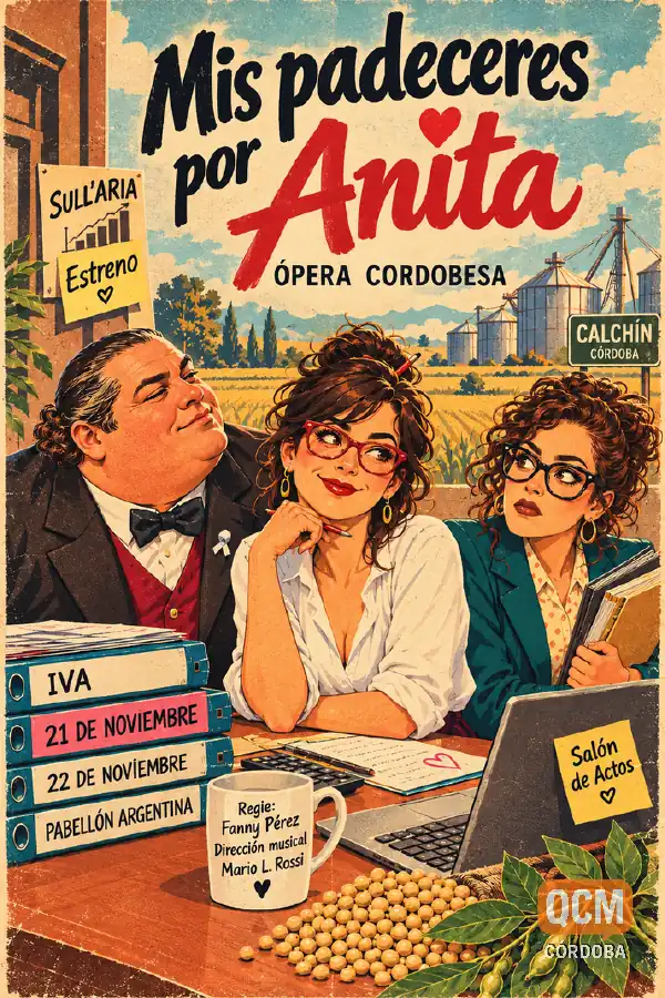 Afiche: Mis Padeceres por Anita